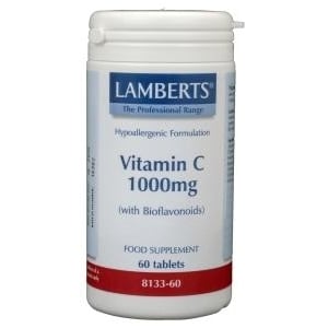 Lamberts Vitamine C 1000 mg & bioflavonoiden Lamberts Vitamine C 1000 mg & bioflavonoiden afbeelding