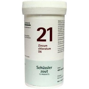 Pfluger Zincum chloratum 21 D6 Schussler afbeelding