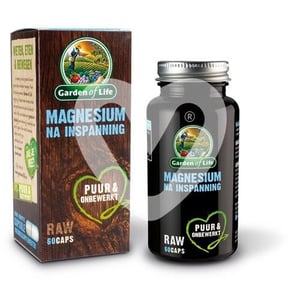 Garden of Life Magnesium Na Inspanning Garden of Life Magnesium Na Inspanning afbeelding
