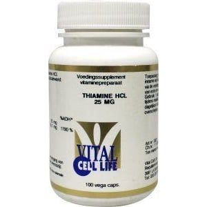 Vital Cell Life Thiamine HCL 25 mg afbeelding