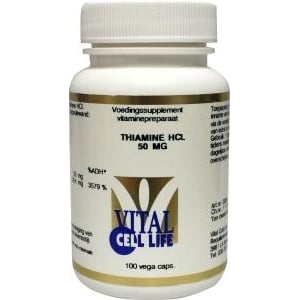 Vital Cell Life Thiamine HCL 50 mg afbeelding