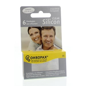 Ohropax Silicon clear afbeelding