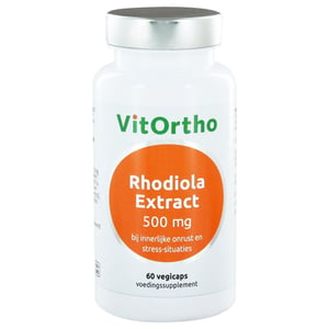 Vitortho Rhodiola extract 500 mg afbeelding