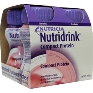 Nutridrink Compact proteine aardbei 125 ml afbeelding
