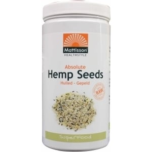 Mattisson Healthstyle Absolute Hennepzaad Gepeld Bio Raw (Absolute Hemp Seeds Hulled) Mattisson Healthstyle Absolute Hennepzaad Gepeld Bio Raw (Absolute Hemp Seeds Hulled) afbeelding
