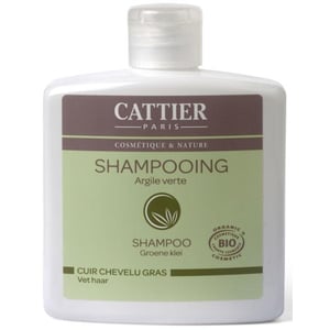 Cattier Shampoo vet haar groene klei afbeelding