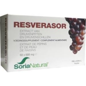Soria Resverasor Druivenpitextract 600 mg (met OPC) afbeelding