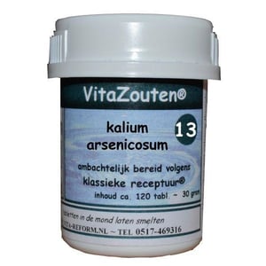 Vitazouten Kalium arsenicosum VitaZout Nr. 13 afbeelding