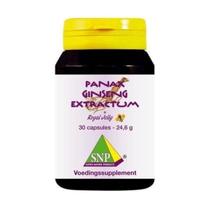 SNP Panax ginseng extract & royal jelly 700 mg afbeelding