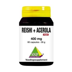 SNP Reishi acerola 400 mg puur afbeelding