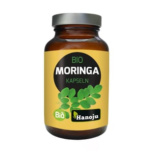 Hanoju - Bio moringa oleifera heelblad 350 mg