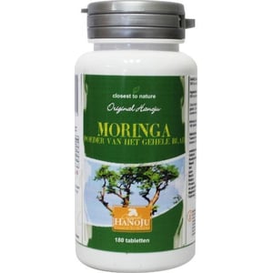 Hanoju Moringa oleifera heelblad 500 mg afbeelding