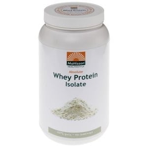 Mattisson Healthstyle Absolute whey protein isolate Mattisson Healthstyle Absolute whey protein isolate afbeelding