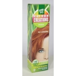 Hennaplus Colour creations 7.43 bronze Hennaplus Colour creations 7.43 bronze afbeelding
