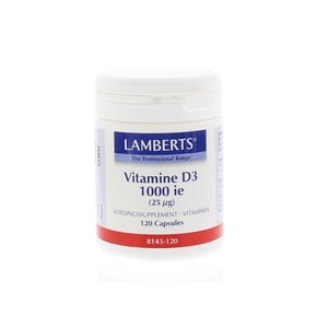 Lamberts Vitamine D3 1000IE 25 mcg afbeelding