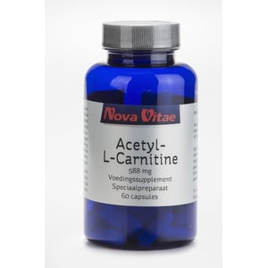Nova Vitae Acetyl l carnitine 588 mg afbeelding