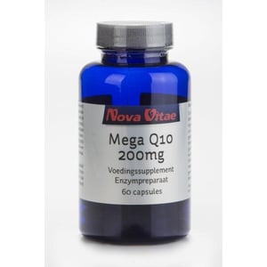 Nova Vitae Mega Q10 200 mg Nova Vitae Mega Q10 200 mg afbeelding