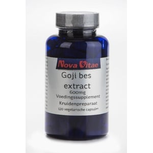 Nova Vitae Goji bes extract 600 mg afbeelding