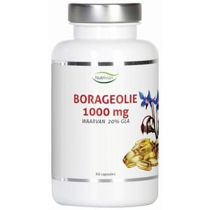 Nutrivian Borage olie 1000 mg afbeelding