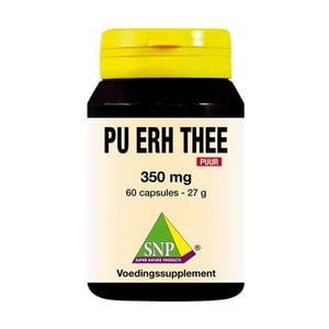 SNP Pu erh thee 350 mg puur afbeelding