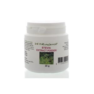 Cruydhof Stevia extract poeder Cruydhof Stevia extract poeder afbeelding