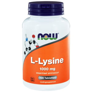 NOW L-Lysine 1000 mg afbeelding