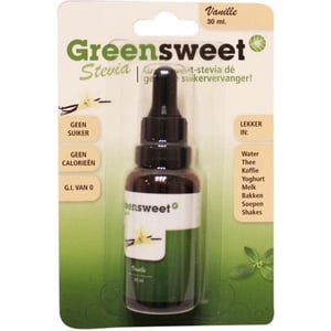 Greensweet-stevia Stevia vloeibaar vanille afbeelding