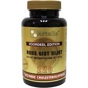 Artelle Rode rijst monacoline K 10 mg afbeelding