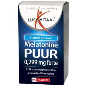 Lucovitaal Melatonine puur 0.299 mg afbeelding