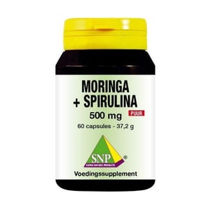 SNP Moringa & spirulina 500 mg puur afbeelding