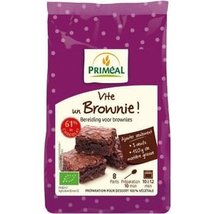 Primeal Quick brownie mix afbeelding
