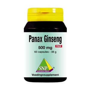 SNP Panax ginseng 500 mg puur SNP Panax ginseng 500 mg puur afbeelding