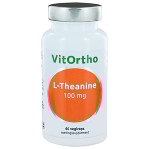 Vitortho L-Theanine 100 mg Vitortho L-Theanine 100 mg afbeelding