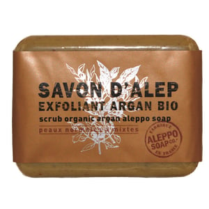 Aleppo Soap Co Aleppo zeep exfoliant argan bio afbeelding