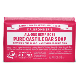 DR Bronners Barsoap rose afbeelding