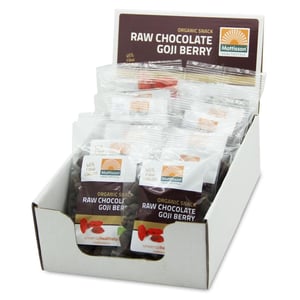 Mattisson Healthstyle Goji snack raw choco Mattisson Healthstyle Goji snack raw choco afbeelding