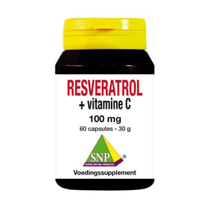 SNP Resveratrol + Vitamine C 100 mg afbeelding