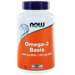 NOW Omega-3 basis 180 mg EPA 120 mg afbeelding