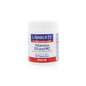 Lamberts Vitamine D3 en K2 Lamberts Vitamine D3 en K2 afbeelding