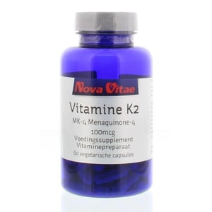 Nova Vitae Vitamine K2 100 mcg menaquinon afbeelding