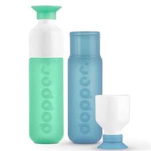 Dopper Dopper fles set Mintata - Lagoon Dopper Dopper fles set Mintata - Lagoon afbeelding