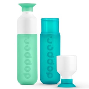 Dopper Dopper fles set Mintata - SeaGreen Dopper Dopper fles set Mintata - SeaGreen afbeelding