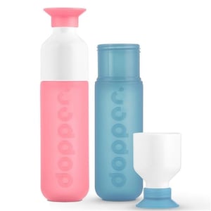 Dopper Dopper fles set Pink - Lagoon Dopper Dopper fles set Pink - Lagoon afbeelding