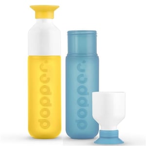 Dopper Dopper fles set Yellow - Lagoon Dopper Dopper fles set Yellow - Lagoon afbeelding