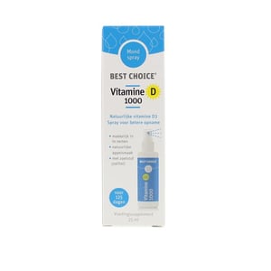 Best Choice Vitaminespray vitamine D 1000 afbeelding