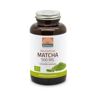 Mattisson Healthstyle Matcha 500 mg camillia sinensis bio afbeelding
