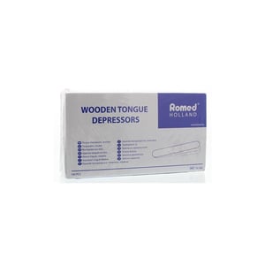 Romed Tongspatel hout 150 x 18 mm Romed Tongspatel hout 150 x 18 mm afbeelding