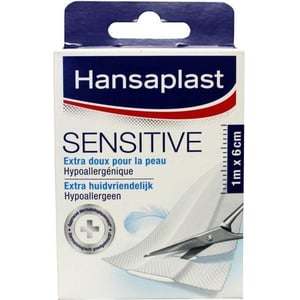 Hansaplast Sensitive 1 m x 6 cm afbeelding