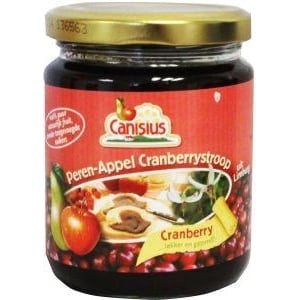 Canisius Peer appel cranberry stroop Canisius Peer appel cranberry stroop afbeelding