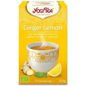 Yogi Tea Ginger lemon munt afbeelding